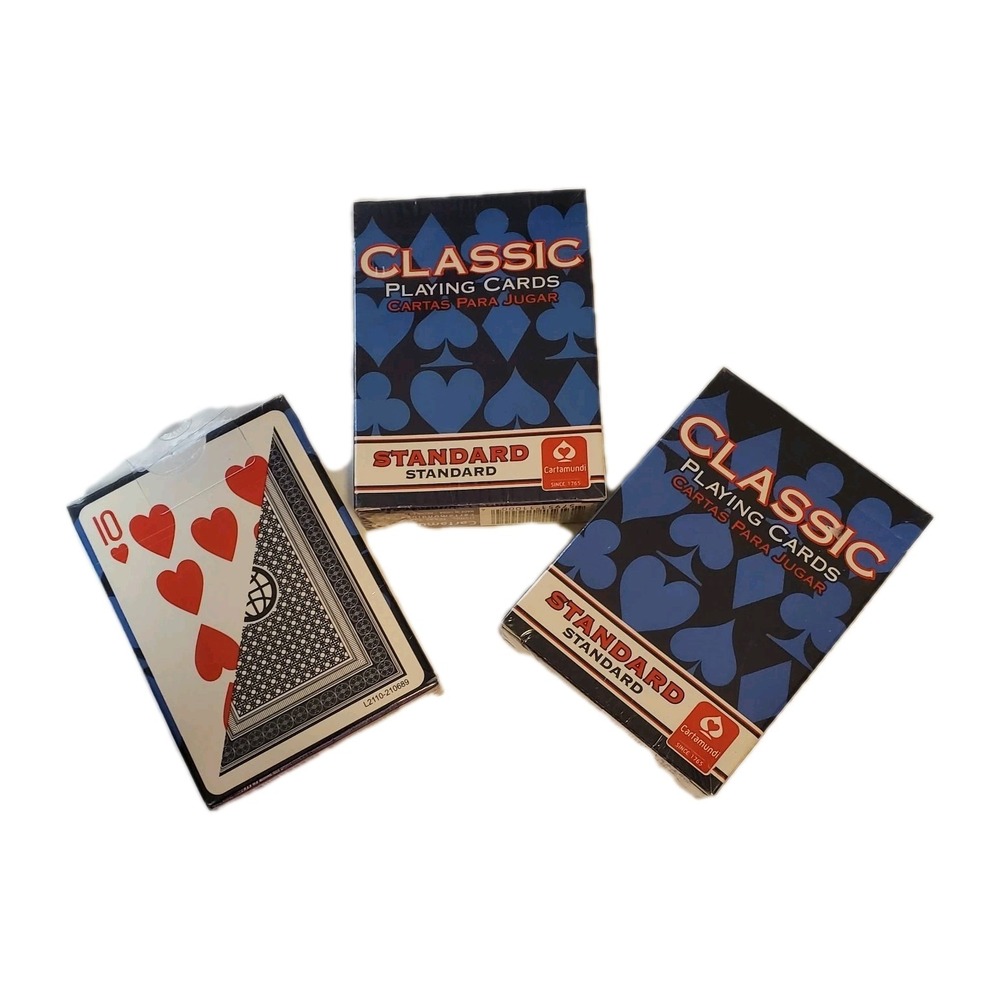 Cartamuno Playing Cards Set Of 3 Standard‎ Decks